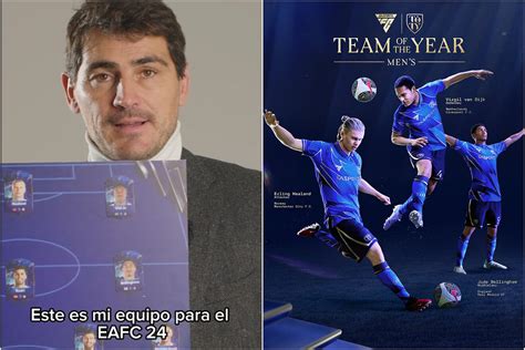 Toty Iker Casillas Sorprende En Su Votaci N Al Equipo Del A O De Ea