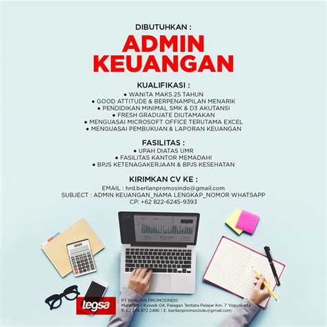 Lowongan Kerja Admin Keuangan Di Tegsa Advertising PT Berlian