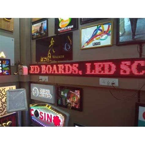 Acrylic Led Running Board Shape Square At Rs 1800square Feet In New