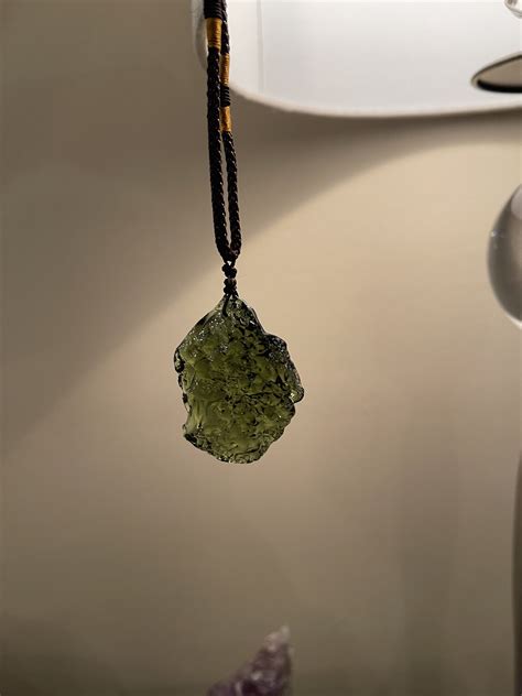 Moldavite Necklace Etsy