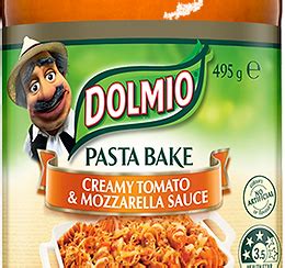 MARS Food Australia DOLMIO Tomato With Extra Cheese Pasta Bake Halal