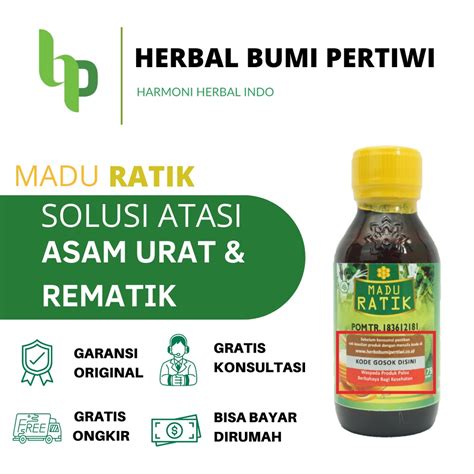 Jual Madu Ratik Herbal Solusi Untuk Sakit Pinggang Kolesterol