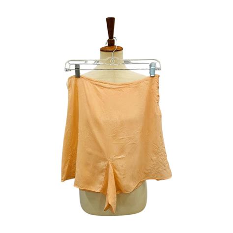 Vintage Handmade Silk Lingerie Peach Tap Pant With Embroidery French Seams S Etsy