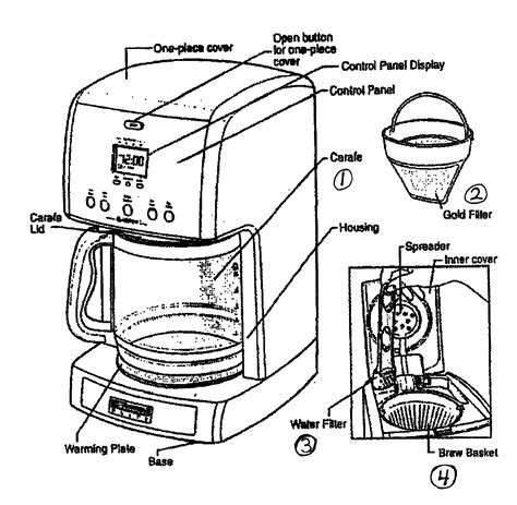 espresso machine parts diagram - Knitent