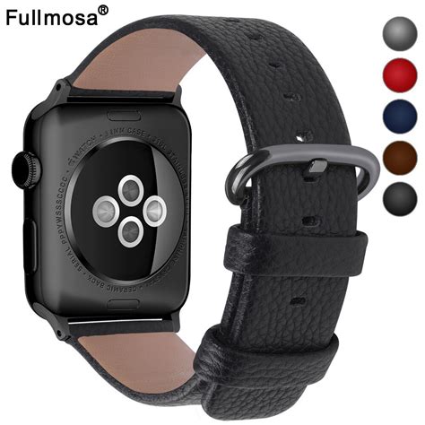 Kleuren Apple Horloge Lederen Band Mm Mm Met