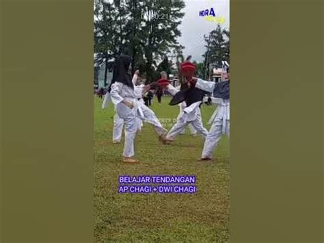 belajar tendangan dasar taekwondo ap chagi dwi chagi shorts youtube
