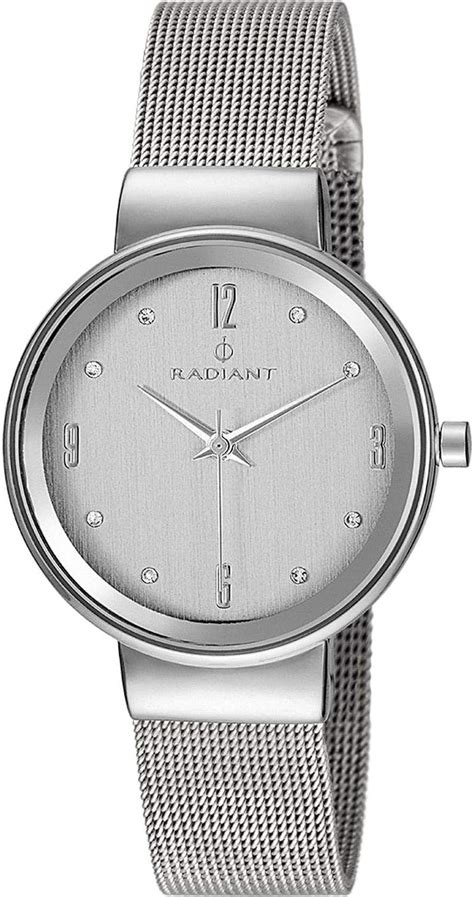 Radiant Reloj Analógico Para Mujer De Cuarzo Con Correa En Acero Inoxidable Ra402604 Amazones