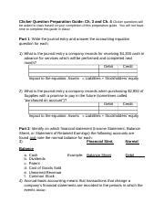 Clicker Question Preparation F Ch Docx Clicker Question