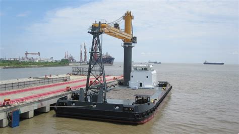 Transhipment Services Australia Orders Damen Transshipment Crane Barge