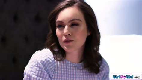 Brunette Babe Watching Stunning Naked Gf During Slumberparty