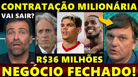 NEGÓCIO FECHADO FLAMENGO CONTRATA JOGADOR POR 36 MILHÕES A VERDADE