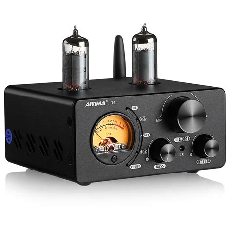 AIYIMA T9 Amplificateur TPA3250 Tubes 2x 6JK4 Bluetooth 5 0 2x60W 4 Ohm