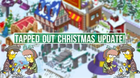 The Simpsons Tapped Out Christmas Update 2016 Youtube