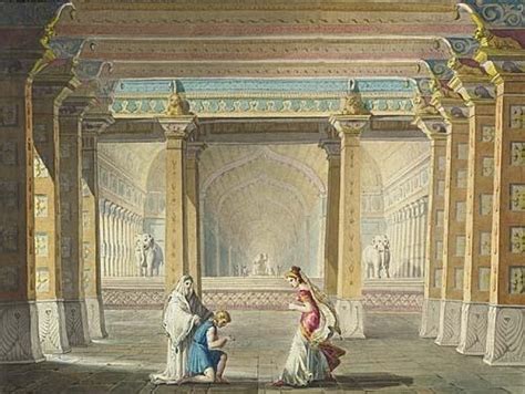 A. Chenouard | An Interior Scene in a Persian Temple with Three Figures | MutualArt