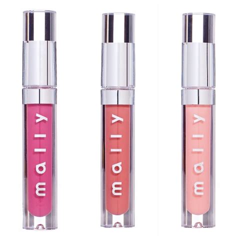 Mally Beauty Makeup Mally Beauty H3 Lip Gloss Trio Orchid Berry Shimmering Nude Tea Rose Set