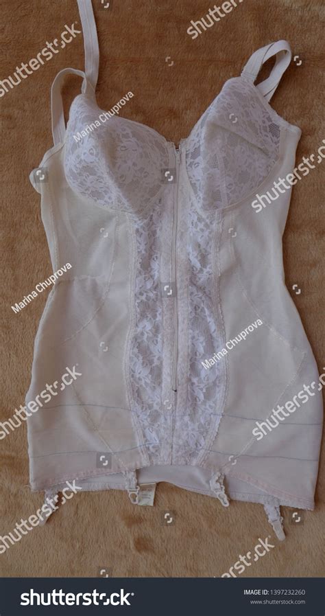 Vintage Retro Lingerie Girdle Stockings Suspender Stock Photo Edit Now