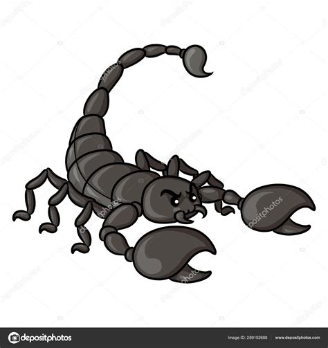 Ilustraci N Lindo Escorpi N Dibujos Animados Vector De Stock