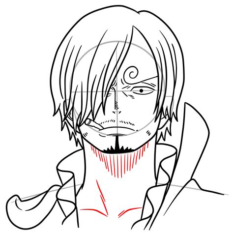 How to Draw Sanji’s Face: One Piece Drawing Tutorial