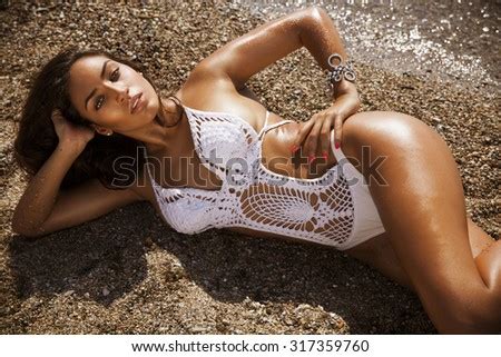 Outdoor Fashion Portrait Sexy Lady Bikini Stock Photo Shutterstock