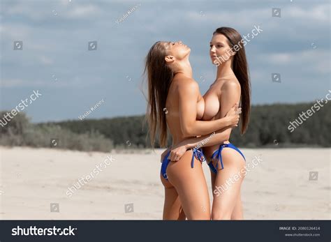 Side View Sexy Nude Females Bikini Stock Photo 2080126414 Shutterstock