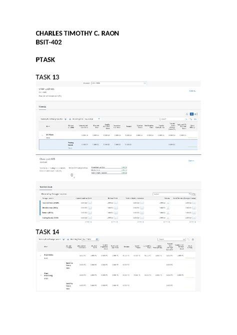 ptask summary information technology charles timothy  raon bsit