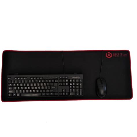 Black Anti Slip Large Gaming Mouse Pad Keyboard Mat Laptop Computer PC