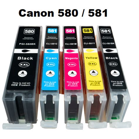 Cartucce Per Stampante Canon PGI 580 CLI 581 TS6350a TS6351a TS705a