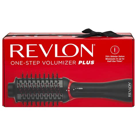 Revlon One Step Volumizer PLUS 2 0 Hair Dryer And Hot Air Brush Black Black Walgreens