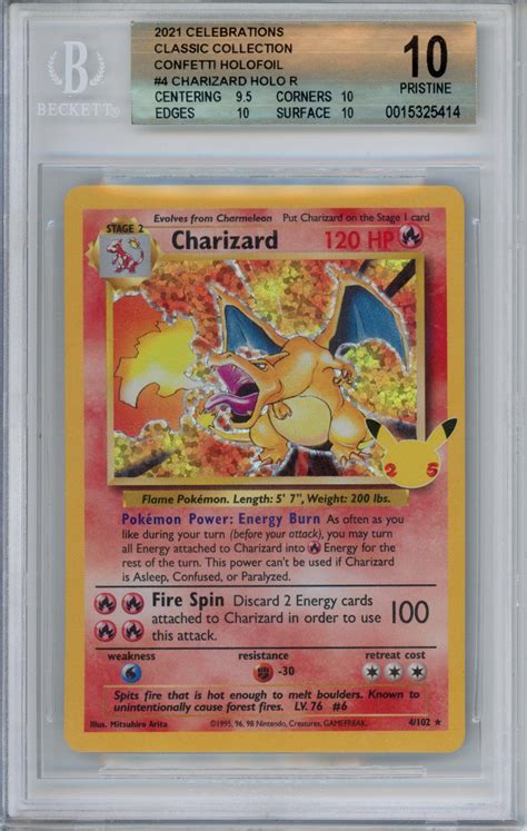 Charizard Confetti Holo Prices Pokemon Celebrations Pokemon Cards