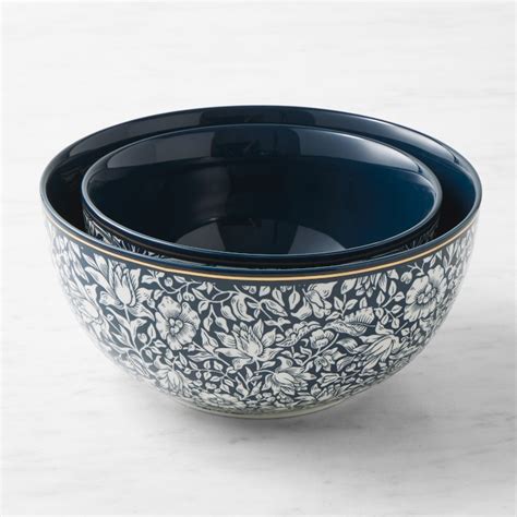 Williams Sonoma X Morris And Co Mixing Bowls Williams Sonoma