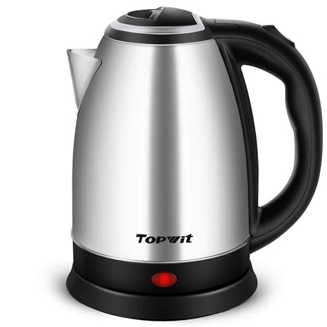 Topwit 2.0L Stainless Steel Portable Electric Kettle, BPA-Free with