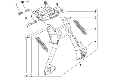 Main Stand Jiffy Gilera Stalker T Naked E EMEA EasyParts Order Scooter