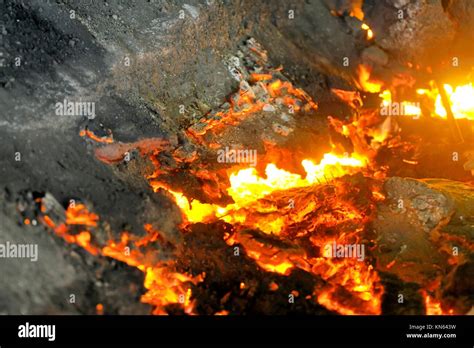 Pouring Molten Steel Stock Photo Alamy