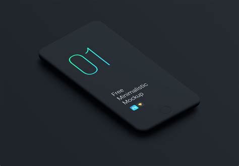 minimalistic mockup behance