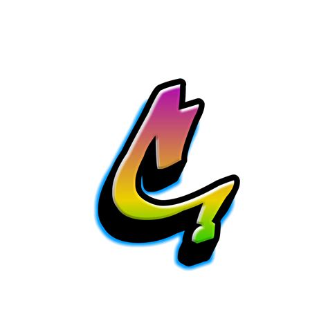 Color Graffiti Font Vector Illustration 27128585 Png