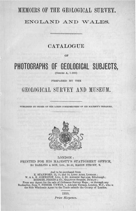 History Of Photography In The British Geological Survey Mediawiki