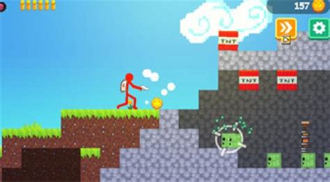 Red Stickman Vs Monster School El Juego Online Gratis Mahee Es