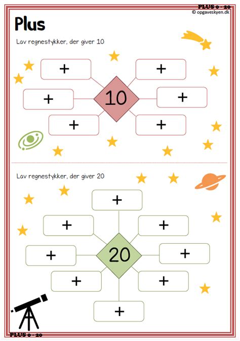 Matematikopgaver Matematik Klasse Matematik Indskoling Plus Minus