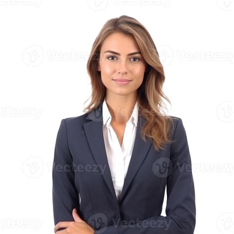 Attractive Business Woman Isolated Illustration Png