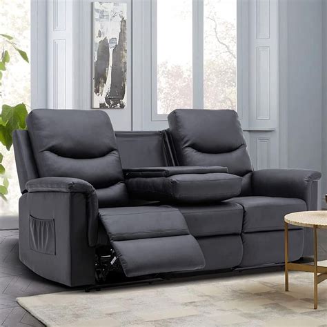luxury consofa reclining sofa  seater sofa recliner  flipped