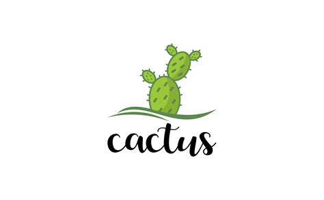 Green Cactus Flower Logo Design Template Graphic By Koji Antero