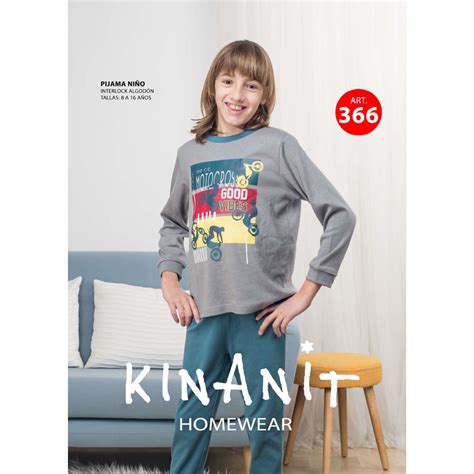 PIJAMA NIÑO INVIERNO INTERLOCK KINANIT XACOTEX Mayorista de