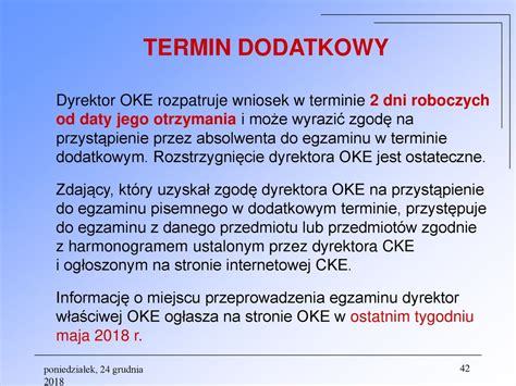 Zasady Przeprowadzania Cz Ci Pisemnej Egzaminu Maturalnego Om Wiono W