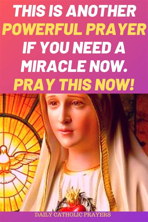 This Is Another Powerful Prayer If You Need A Miracle Now Power Of