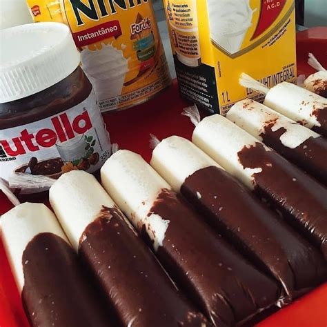 Se Virando Sem Grana Geladinho De Leite Ninho Nutella