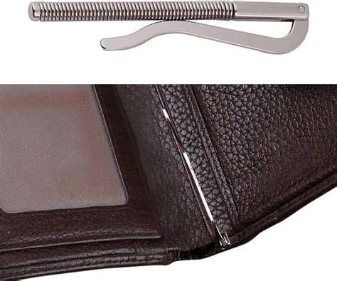 Liho Metal Bifold Money Clip Bar Wallet Spring Clip Spring Money Clip