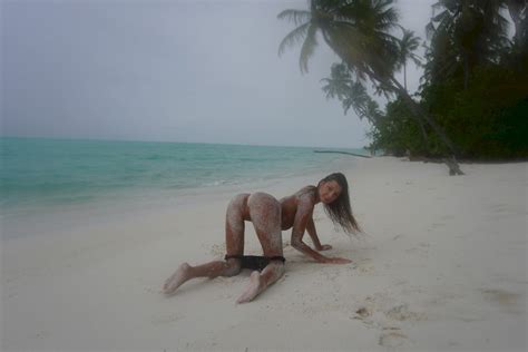 Porn Photos Of Melena Maria Rya Posing Naked On The Beach Photos