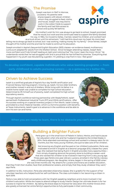 Student Stories — Aspire