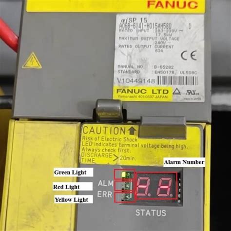 fanuc spindle alarm list  eliminate   drive failures