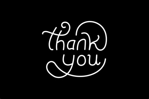 Thank You Typography Vector 14743171 Vector Art At Vecteezy